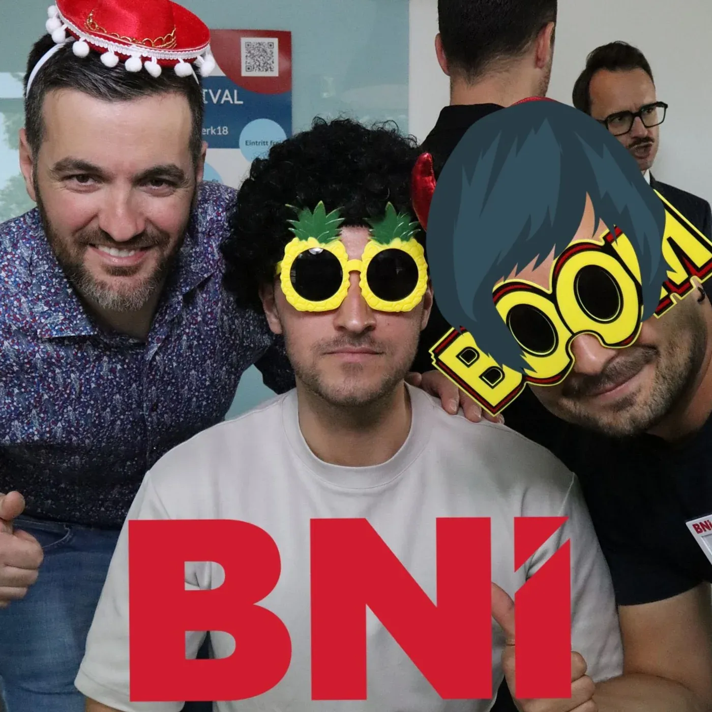 Echte Gäste bei einer Netzwerkveranstaltung